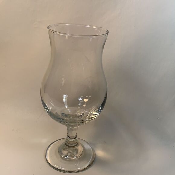 Hurricane Pina Colada Glass Heavy Bottom Rim 16 Oz Each Bar Cocktails One Glass - Picture 2 of 5